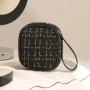 Fashion Custom Mini Tweed Cosmetic Bag Makeup Case Travel Portable Makeup Storage Bag