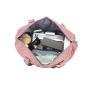 HR216 Embroidered Oxford Leisure Short Distance Travel Bag Portable Large Sports Bag Wet and Dry Separation Yoga Fitness Bag