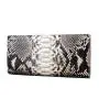 Carteras Mujer Hombre Custom Handmade Luxury Fashion Classic  Genuine Snake Skin Leather Men Women Bifold Long Wallets For La