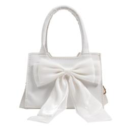 ZR279 Spring 2023 New Fresh Sweet Beauty One Shoulder Crossbody Small Bag Bowknot Portable Fashion Small Square Bag