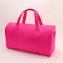Manufacturer Customized Logo Fashion Gym Nylon Zipper Waterproof Pink Brand Name Luxury Foldable Travel Bag