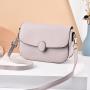 Factory Price Pure Color Women's Handbag Custom OEM Pu Leather Crossbody Bags For Women High Quality Handbags Brands China