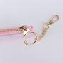 Keymay New Design RTS Fast Shipping 10 Colors Waterproof Cute Girls Clear PVC Coin Purse PVC Wallet Keychain Mini Bag Keychain