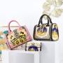 Fashion printing hand bags for women set of two ladies bags large capacity female bag top selling trending manufacturer 29 cm