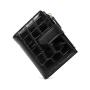 HR071 Women's PU Leather Wallet Clip Fashion Versatile Short Square Zipper Purse Mini Ins Student Sweet Two Fold Women's Handbag