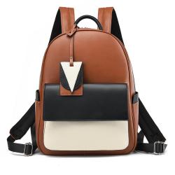 Fashion velvet women's Leisure Bags laptop Women's Leather design custom school backpacks 2024