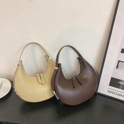 Customized Logo Half Round Hobo Sac A Main Vegan Leather Bags Shoulder Bag Hand Bags For Women