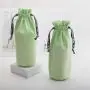 Custom Logo Printed Drawstring Cotton Canvas Pouch Reusable Organic Big Shopping Bag Foldable Portable Jewelry Dust Bags
