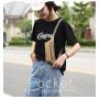 HR023 Newest Fashion Travel Waist Bag Buckle Woven Canvas Zipper Crossbody Bag Outdoor Climbing Waterproof Headset Storage Bag