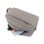 Factory wholesale pu leather makeup bag men toiletry bag leather travel cosmetic bag