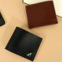 Factory wholesale horizontal wallet men's PU business fashion card bag large capacity holder multi wallets man retro money clip