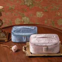 Flannel Makeup Storage Bag Portable Large Capacity Starry Sky Makeup Bag