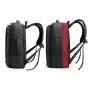 Men's Wholesale Expansion Backpack Commute Fashion Computer Bag Waterproof Solid Color Business Laptop Bags