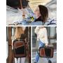 LOVEVOOK Carryon Flight Approved Travel Backpack with 17inch Laptop Compartment Large Weekender Backpack with 3 Packing Cubes