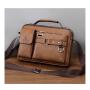 XL048 Business Person Classic Men's Shoulder Bag Casual French Style Large Capacity Crossbody Bag Waterproof Messenger Bag