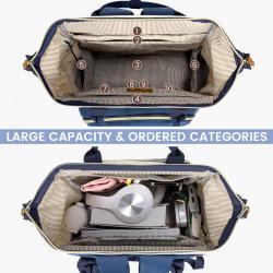 LOVEVOOK 15.6 17 In Large Work Business Travel Backpack Purse with USB Waterproof Cute School Bags Laptop Backpack for Women Men
