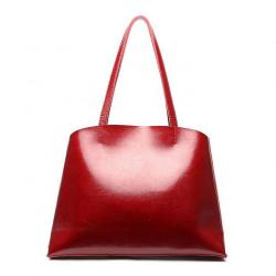 High-Capacity Ladies Bag Genuine Leather Women Tote Handbags
