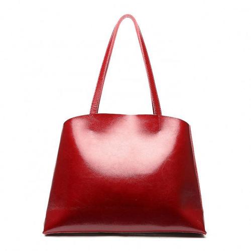 High-Capacity Ladies Bag Genuine Leather Women Tote Handbags