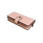 Custom Vegan Leather Coin Purse Long Designer Women Wallet Direct Factory Oil Wax Multi Card Wallets