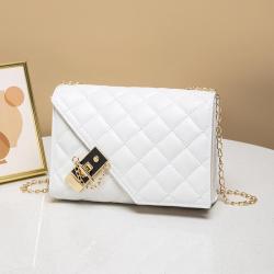 2024 Women's High Quality Fashionable Mini Shoulder Bag Underarm Handbag with Chain Decoration PU Material Stylish Lady Design