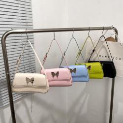Butterfly Element Small Shoulder Bag for Women 2024 Summer New Design Fashion Chain Handbag Underarm Bag Wholesale Factory
