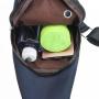 ZR547 Hot Selling Chest Bag Men New USB Shoulder Bag Sports Travel Crossbody Bag Leisure Solid Color Oxford Cloth Satchel