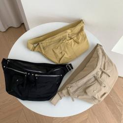 New Design Nylon Waterproof Shoulder Bag Fashion Chest Bag Girl Adjustable Strap High-Capacity Crossbody Women's Messenger Bag