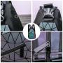 LOVEVOOK Boutiques dropshipping Fashion geometric reflective bag big stock ladies bags small backpack casual sports backpacks