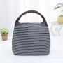 Factory Direct Supply Stripes Tote Lunch Bag Factory Wholesale Waterproof Tote Lunch Bag