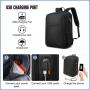 LOVEVOOK Wholesale Custom waterproof Anti-Theft travel backpack bag custom logo packs with usb laptop backpacks men backpacks