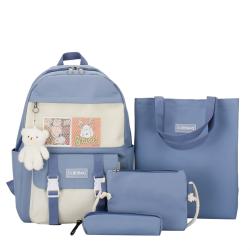 OEM Girls Lightweight Children's Backpack Bag Set Pencil Case School Bag