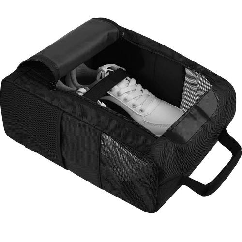 Gelory Custom Golf Shoe Bag Travel Shoes Organizer Durable Zipper Breathable Mesh Sport Shoe Carrier Bags with Side Pockets