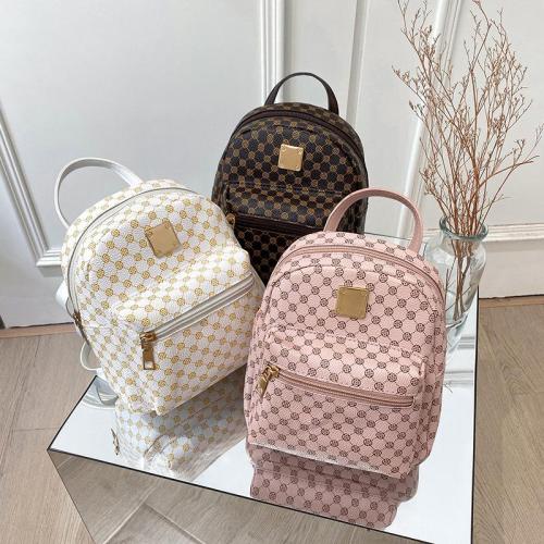 2024L Girls' Korean Fashion Joker Korean Backpack Single Strap Schoolbag for Ladies Portable Foreign Trade Women's Bag