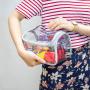 PVC transparent waterproof large capacity wash storage bag portable cosmetic bag