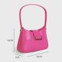 Wholesale Plain Pu Leather 2024 Purses And Handbags Fashion Shoulder Bag For Women