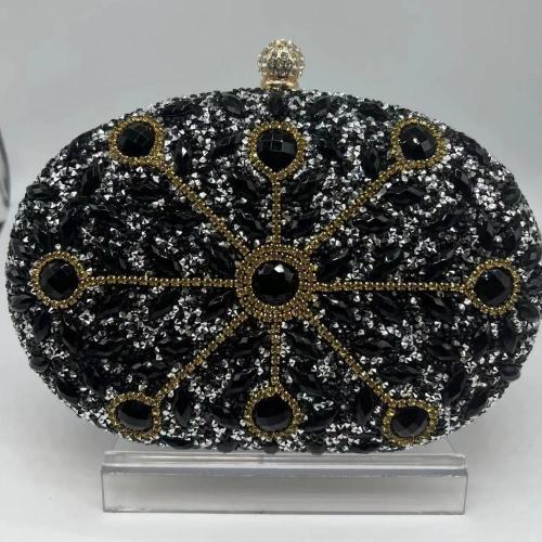 Luxury design diamond clutch bag evening bags rhinestones wedding bags for ladies chain sling purse women's clutches