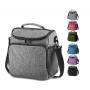 Custom Logo Printed Portable Oxford Insulated Lunch Tote Bag Reusable Adjustable Strap Thermal Lunch Cooler Shoulder Bag