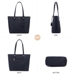 LOVEVOOK 2022 factory wholesale 4pcs ladies handbag sets elegent crossbody bag with wallet card holder women purses and handbags