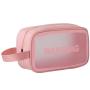 KBW118 Hot Selling Portable Waterproof Cosmetic Bag with Large Capacity PU Transparent Travel Storage Bag For Women