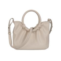 2024 Wholesale Wrinkle Leather Mini Tote Hand Bag For Women Luxury With Round Handle