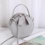 Wholesale Cute Small round Women's Handheld Makeup Bag New Fashion Single Shoulder Diagonal Straddle Bag for Foreign Trade