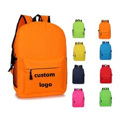 Colorful Lower MOQ 30PCS Custom Logo Oxford Girls Boys Bookbags Children Mochilas School Bags Backpacks for Kids