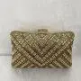 New Arrival Bridal Wedding Elegant Wholesale Fancy Colorful Rhinestones Clutch Bag Pearl Handbag Rhinestones Bags pochette femme
