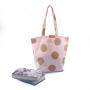 Custom Logo Printed Cotton Tote Bag Personalized Initial Canvas Beach Travel Handle Gift Shipping Bag for Women