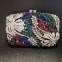 2024 new Handbag Crystal Bags Evening Dinner Shoulder Bag Flower Clutch Purse Party Bag