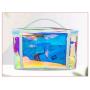 PVC Wash Toiletry Bag Wholesale Customized Waterproof Laser Travel Make Up Cosmetic Bag Travel-Friendly With High Click
