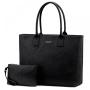 LOVEVOOK New Design Woven  Laptop Tote Bag for Women Large Capacity Ladies Girls Office Work Business 15.6 inch Laptop Handbags