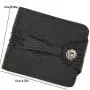 OEW204 PU Leather Wallet Classic Money Clip Purse Luxury Wallets for Men ID Credit Card Cases Crocodile Pattern Coin Purse