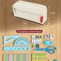 Gelory Custom Logo Zipper Pencil Case Bag Office College School Stationery Organizer Bag For Teens