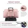 LOVEVOOK Weekender Bag for Women Cute Gym Duffel with Toiletry handbag Carry On Bag Overnight Travel Tote Bag with laptop pocket